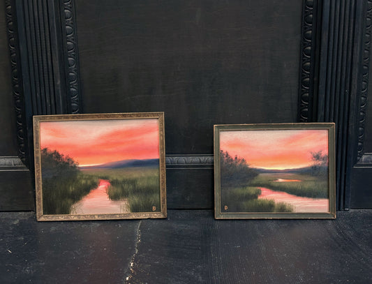"Gracefully + “Gently” Oil Painting Set - Discounted