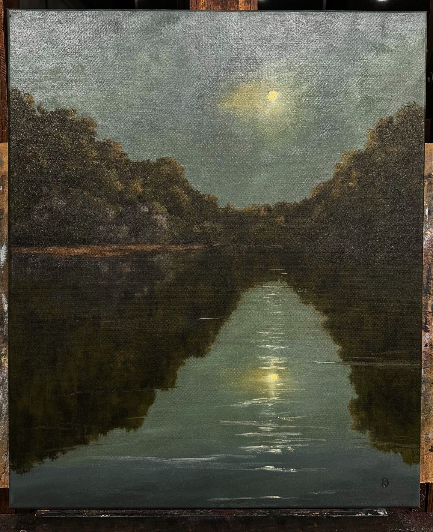 "Perfect Silence" Oil Painting - 20" x 24"